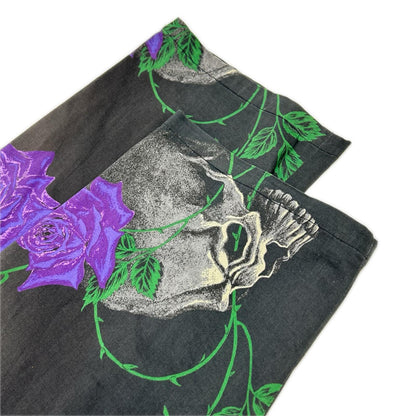 BLACK Scandal Yohji Yamamoto Skull Drawstring Pants Size 1