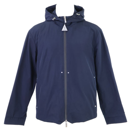 MONCLER 24' Lacha Giubbotto Hooded Nylon Jacket Navy Size 0