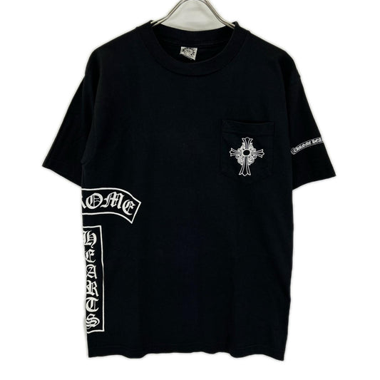 Chrome Hearts Old CH Cross Cotton T-Shirt Black Size S