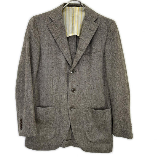 TOMORROWLAND Brown Loro Piana 3B Jacket Size 46