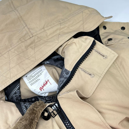TMT Cotton-Nylon Grosgrain Down Coat Size L