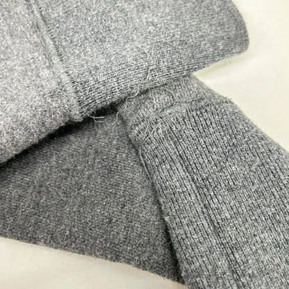 THOM BROWNE Gray Classic Loopback 4-Bar Sweatshirt Size 4