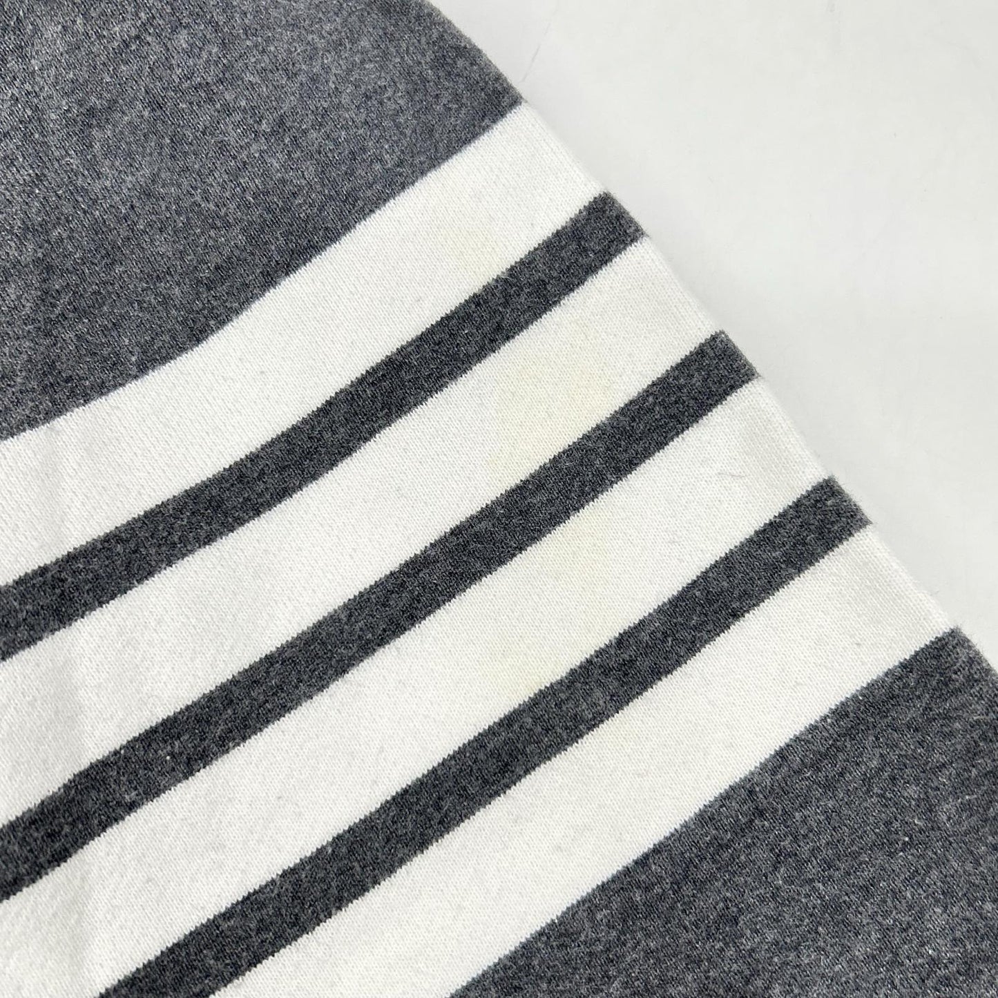 THOM BROWNE Gray Classic Loopback 4-Bar Sweatshirt Size 4
