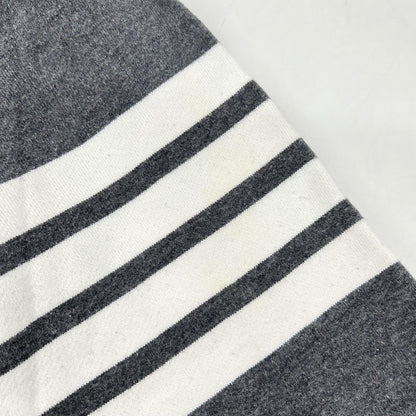 THOM BROWNE Gray Classic Loopback 4-Bar Sweatshirt Size 4