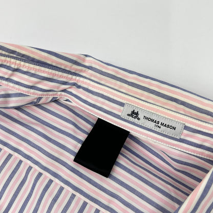 N.Hoolywood Thomas Mason Big Stripe Shirt Size 36
