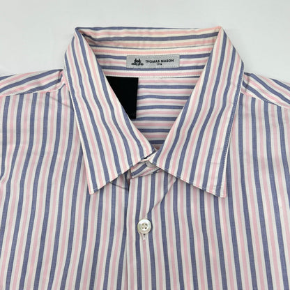 N.Hoolywood Thomas Mason Big Stripe Shirt Size 36