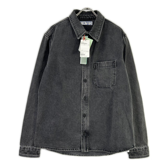 OFF-WHITE OMYD027F21DEN002 Denim Jacket Black Size XL