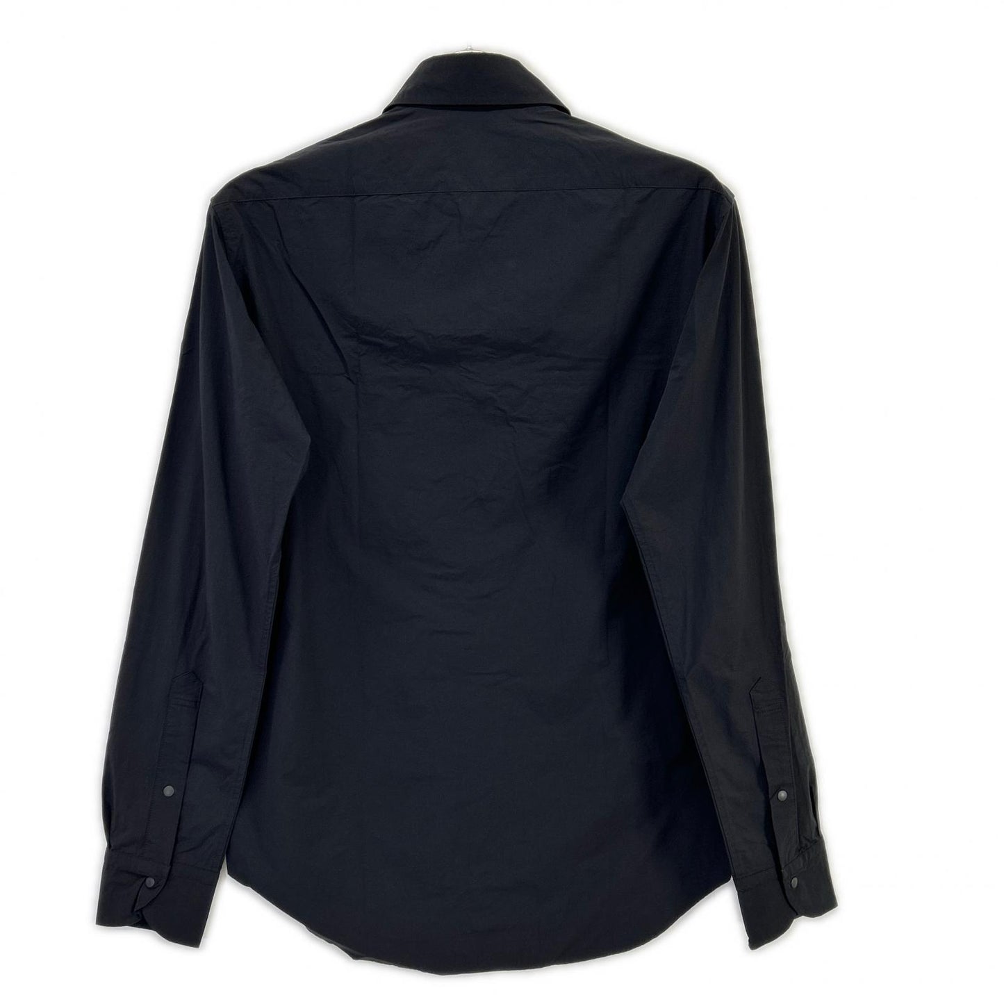 K-3B Black 4-Way Stretch Nylon Dress Shirt Size 0