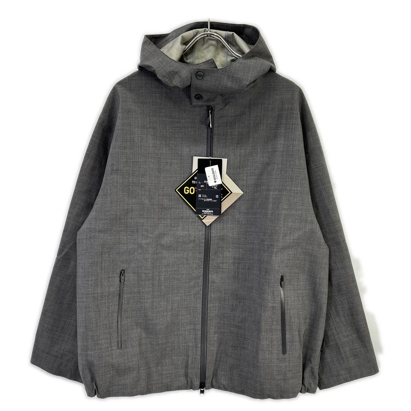 DESCENTE Gray GORE-TEX Wool Mountain Parka Jacket Size S