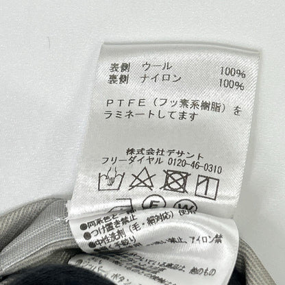 DESCENTE Gray GORE-TEX Wool Mountain Parka Jacket Size S
