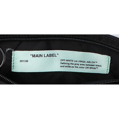 OFF-WHITE Black CORDURA Hip Belt ONE SIZE Shoulder Bag Size ONE SIZE