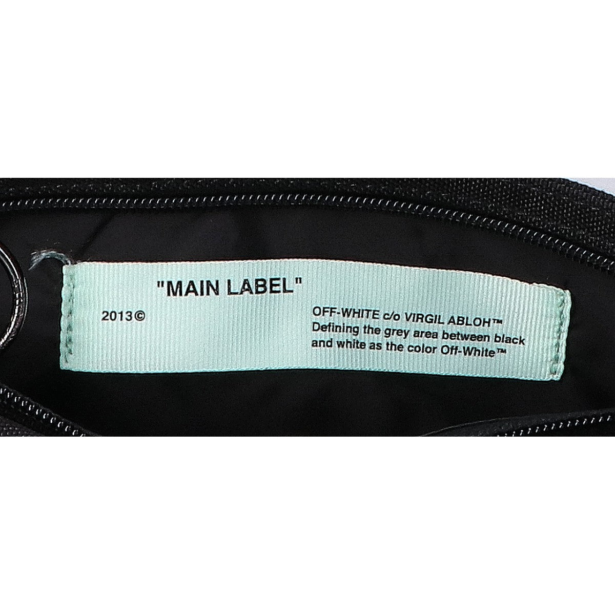 OFF-WHITE Black CORDURA Hip Belt ONE SIZE Shoulder Bag Size ONE SIZE