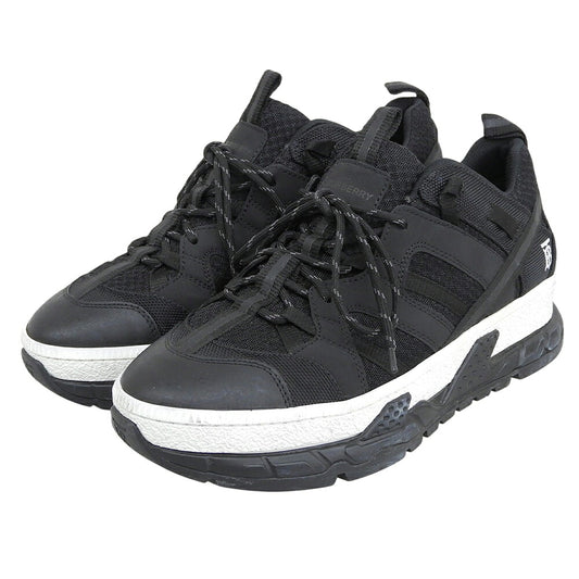 BURBERRY Technical Mesh & Nubuck Sneakers Black Size EU 41