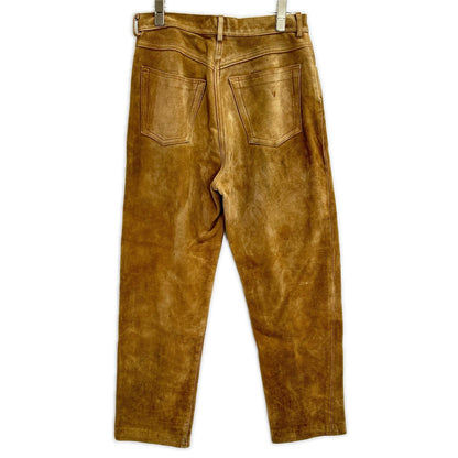 RALPHLAUREN Brown Suede Pants Size 29