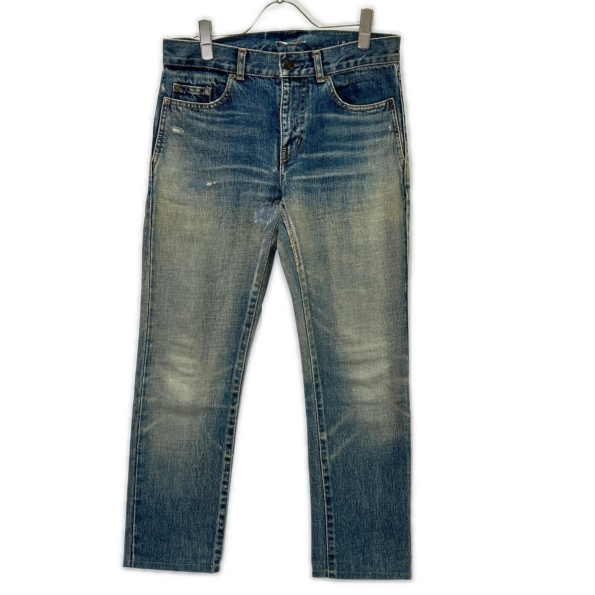 SAINT LAURENT PARIS 2017 USED Wash Denim Indigo Size 27