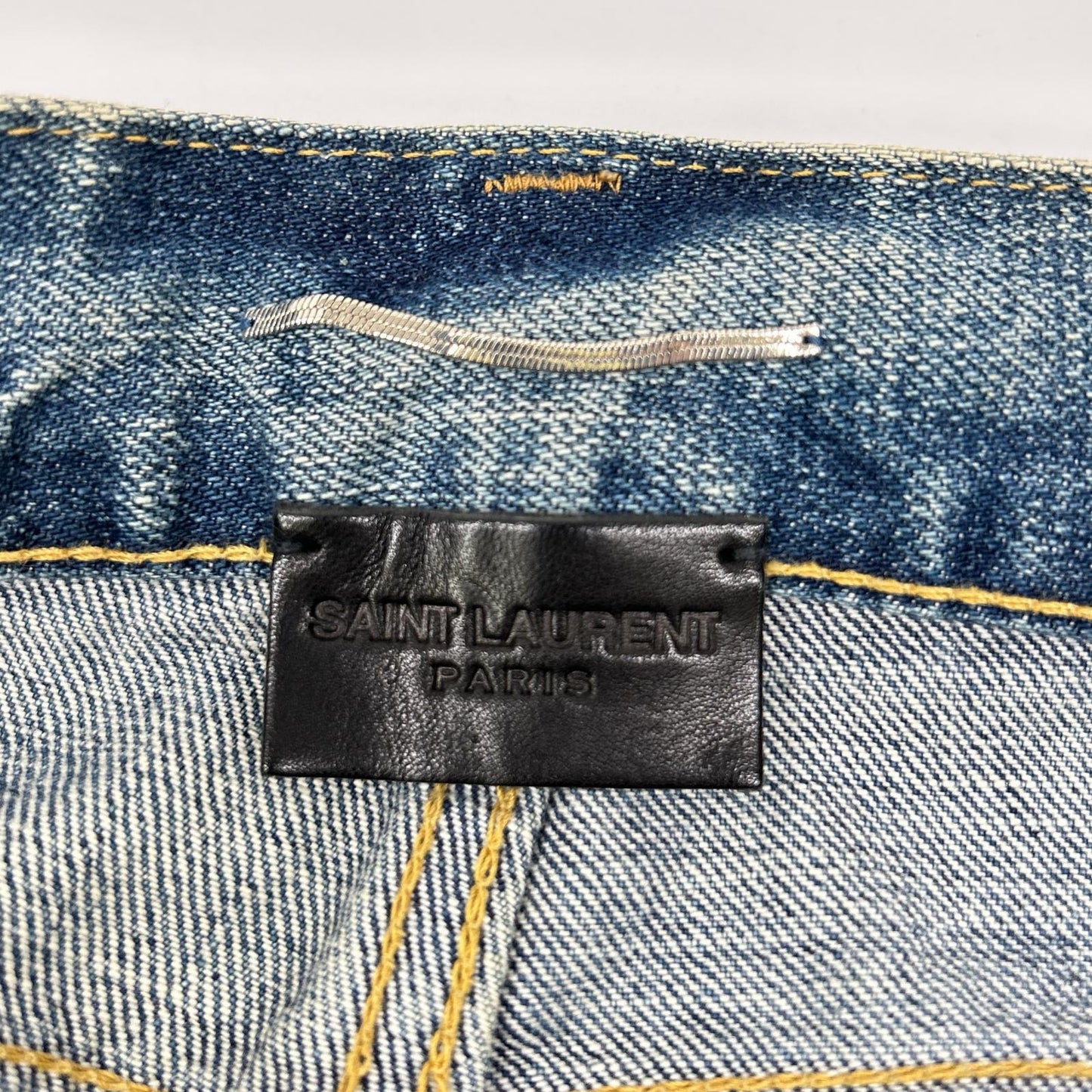 SAINT LAURENT PARIS 2017 USED Wash Denim Indigo Size 27