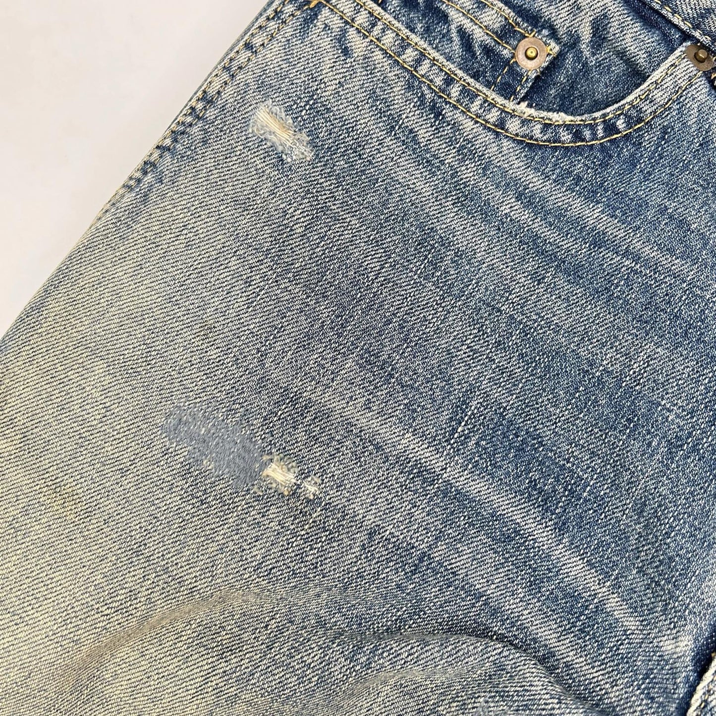 SAINT LAURENT PARIS 2017 USED Wash Denim Indigo Size 27