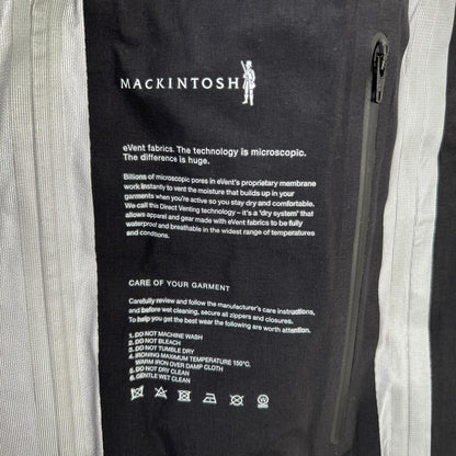 MACKINTOSH Black eVENT Nylon Balmacaan Coat Size 34