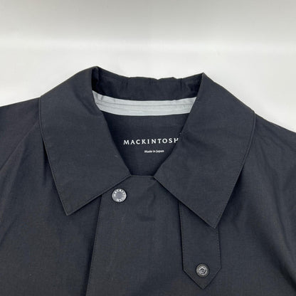 MACKINTOSH Black eVENT Nylon Balmacaan Coat Size 34