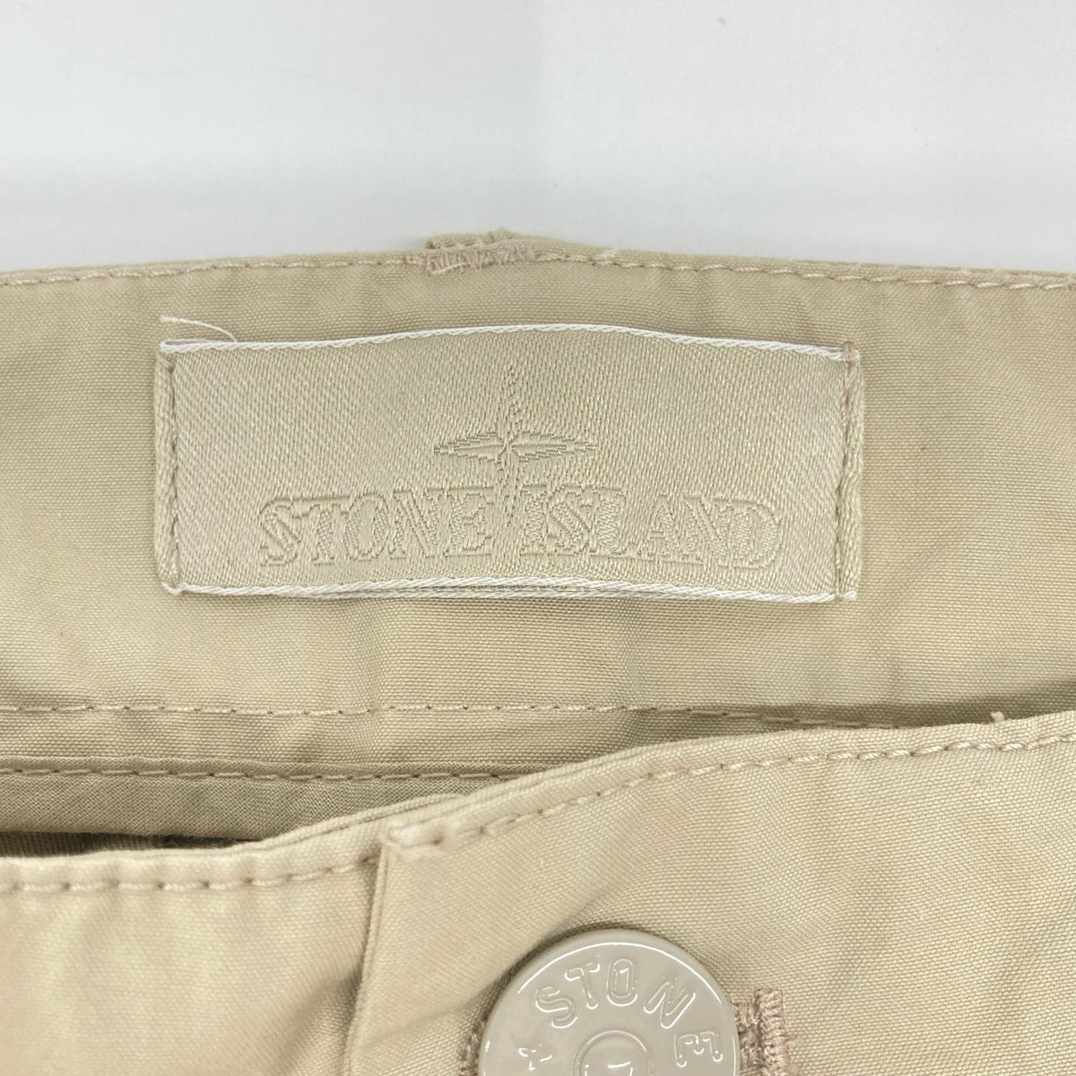 STONE ISLAND Ghost Pieces Waterproof Pants Beige Size 30