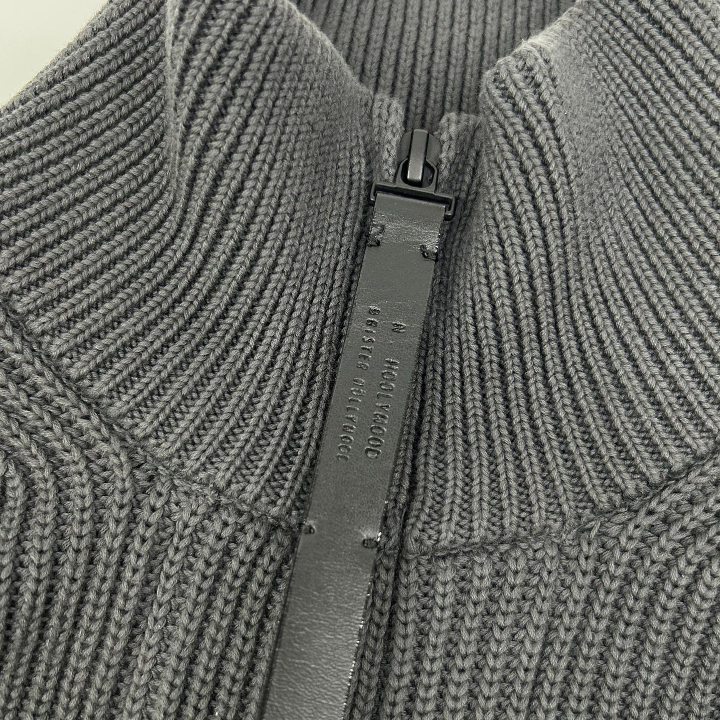 N.Hoolywood Charcoal Gray Driver's Knit Size 36