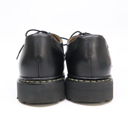 Paraboot Chambord Black Leather U-Tip Boots Size 7
