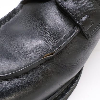 Paraboot Chambord Black Leather U-Tip Boots Size 7