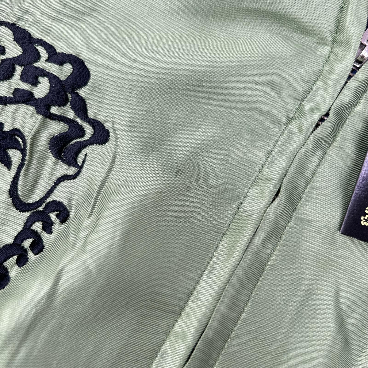 DRAGON Tailor Toyo Reversible Japan Jacket Blue/Green Size L