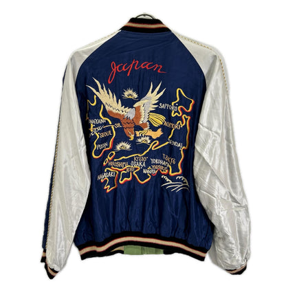 DRAGON Tailor Toyo Reversible Japan Jacket Blue/Green Size L