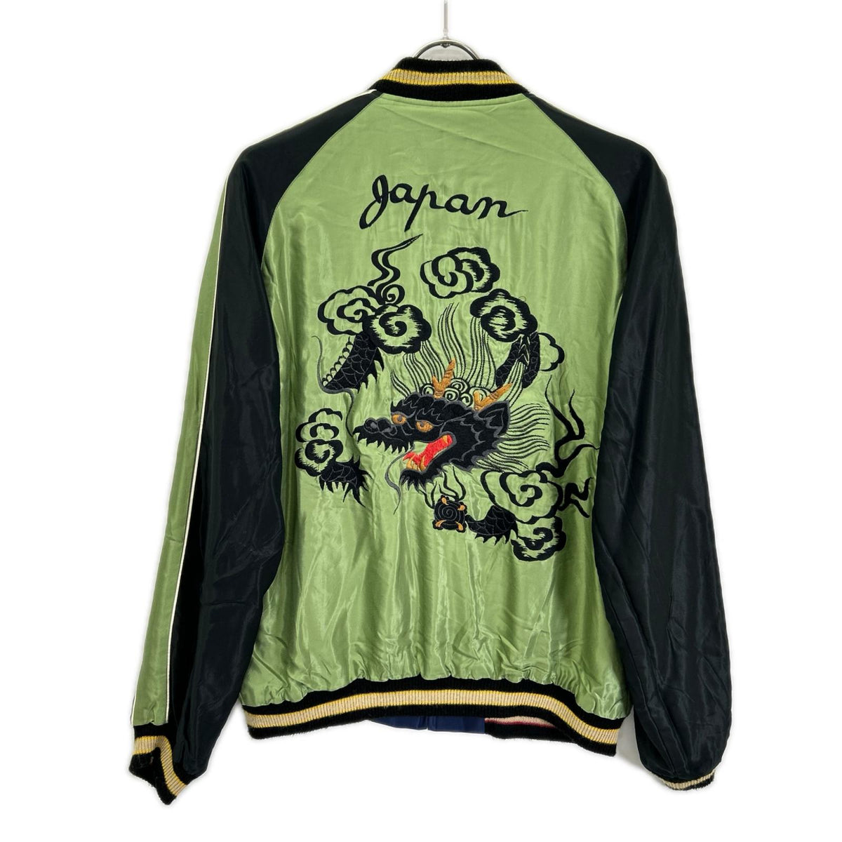 DRAGON Tailor Toyo Reversible Japan Jacket Blue/Green Size L