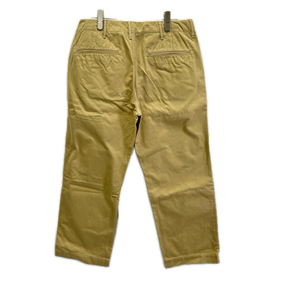 WAREHOUSE Duck Digger Chino Pants Beige Cotton Size 33
