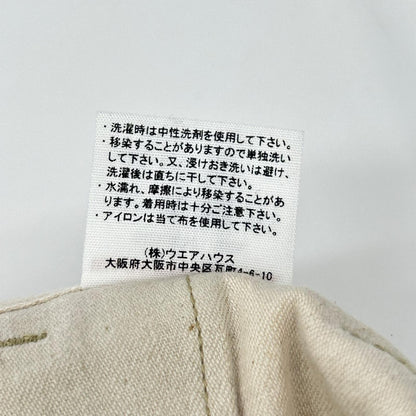 WAREHOUSE Duck Digger Chino Pants Beige Cotton Size 33