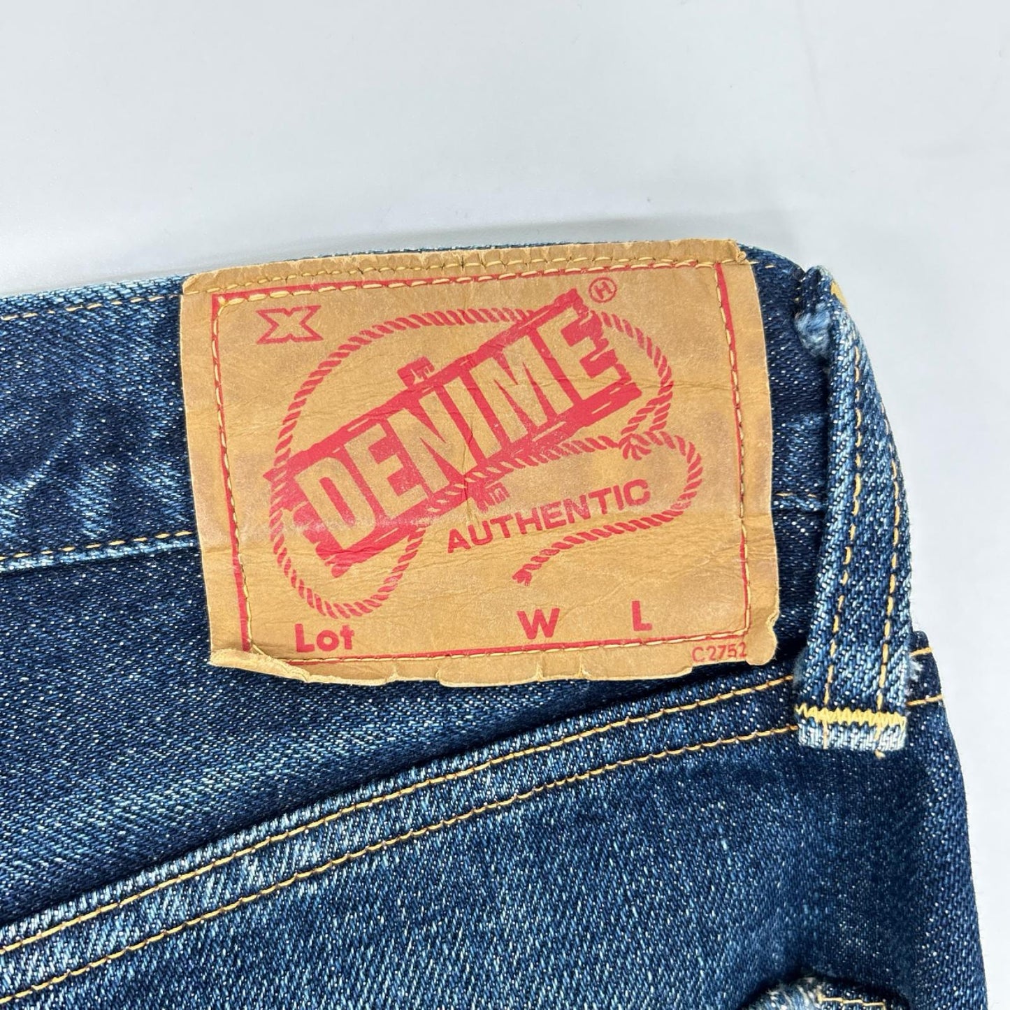DENIME Orizzonti ZXX/502 Talon Zip Selvedge Jeans