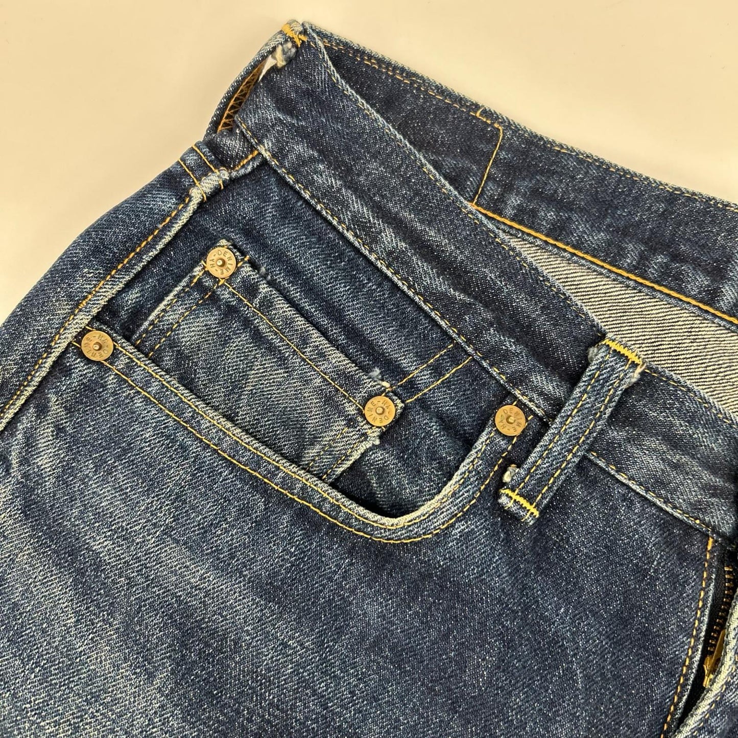 DENIME Orizzonti ZXX/502 Talon Zip Selvedge Jeans