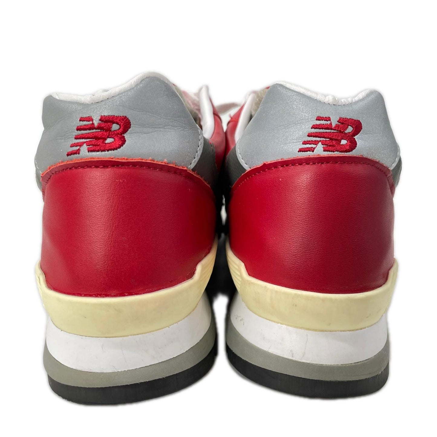 NEW BALANCE M996NCA Made in USA Leather Sneakers Red Size 10