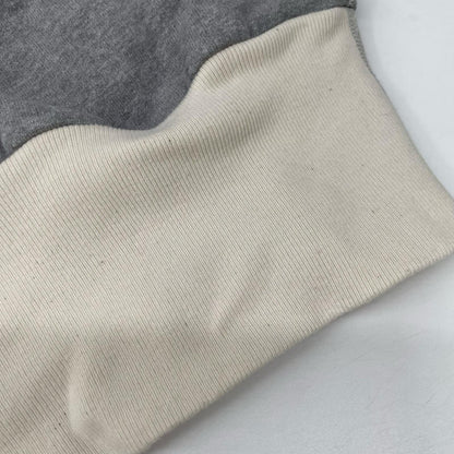 EVISU Reverse Weave Sweatshirt Gray/White Size 38