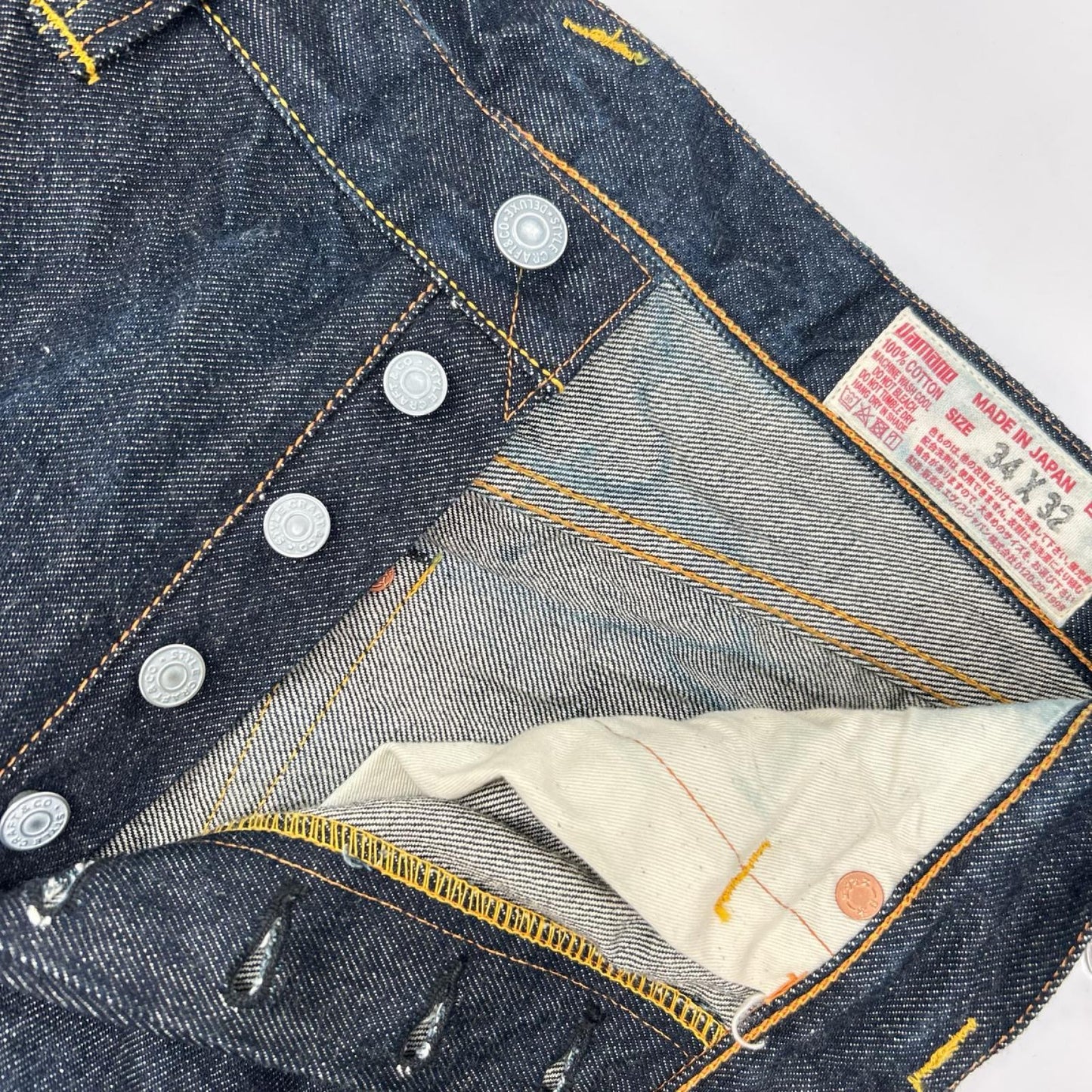 EVISU 2000 No.1 Special Selvedge Jeans Size 34