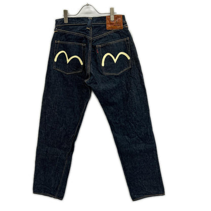 EVISU 2001 No.1 Special Gull Paint Selvedge Jeans Size 34