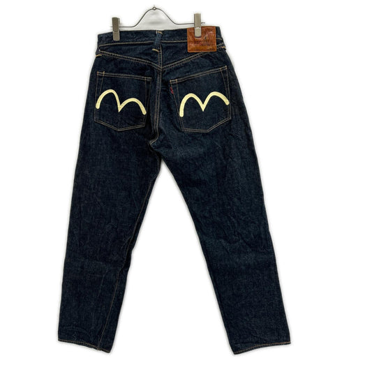 EVISU 2001 No.1 Special Gull Paint Selvedge Jeans Size 34