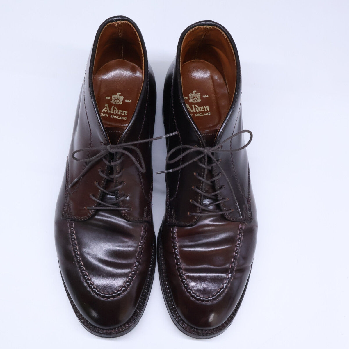 Alden 86348 Lakota 5th Anniv Cordovan Dk Burgundy Boots Size US 8.5