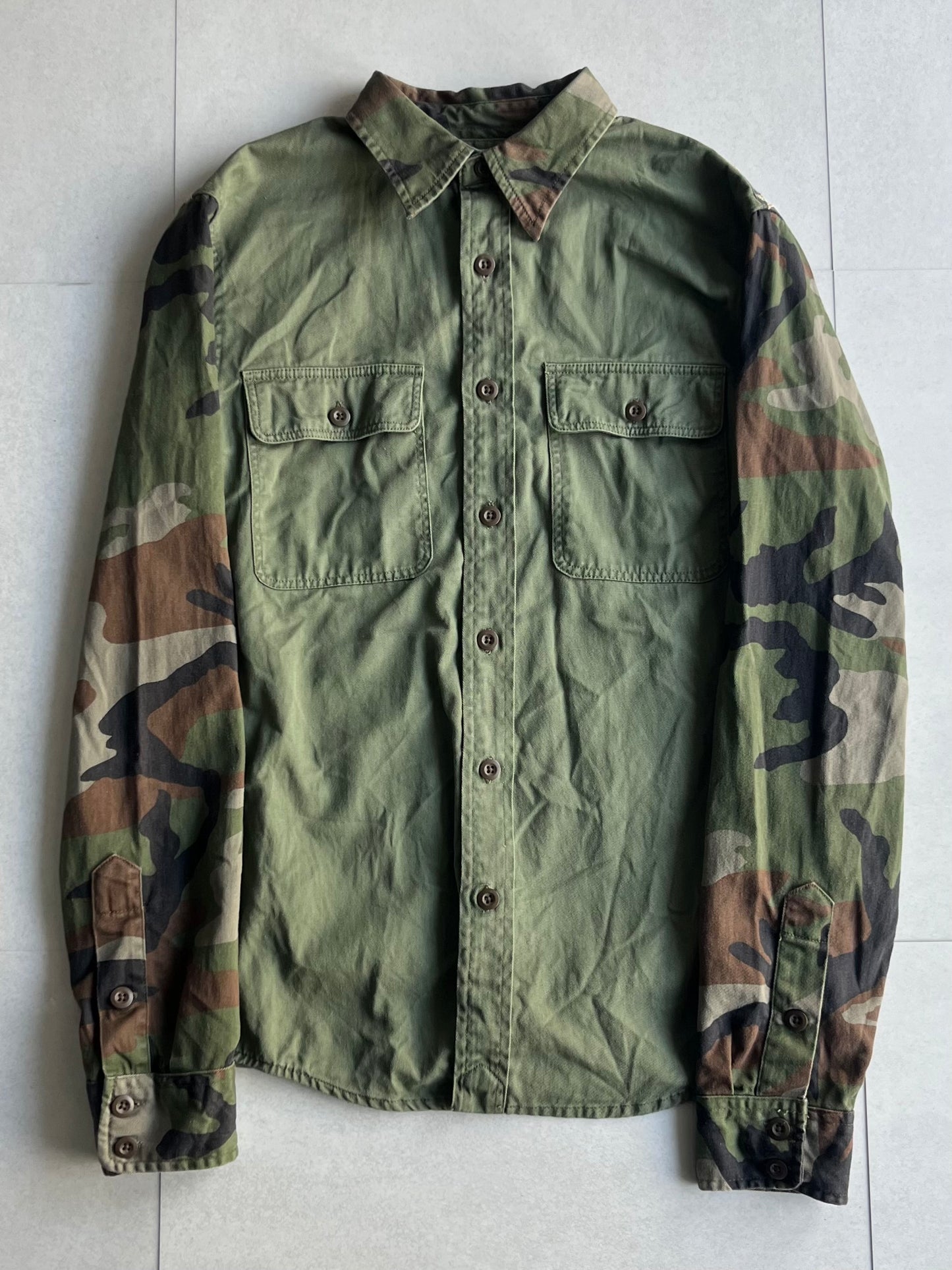 Vintage DENIM&SUPPLY USA Military Shirt Multi Size S