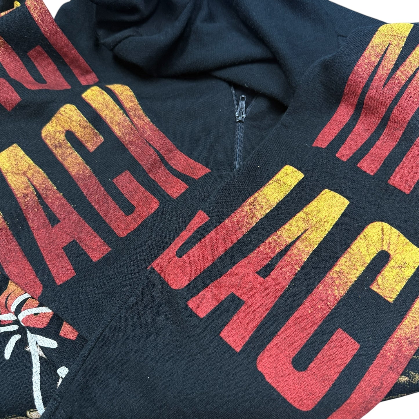 MICHAEL JACKSON 90s Dangerous Era Zip Hoodie Size L