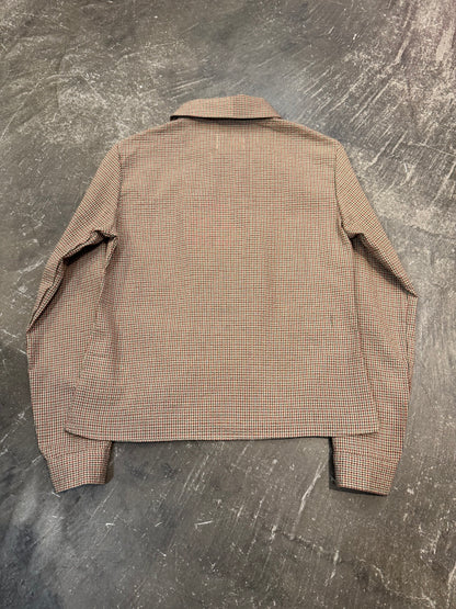 YOUTH BATH Double Button Frill Check Shirt Size S
