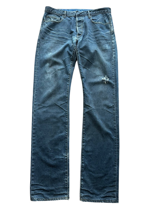Dior Homme SS03 Mud Waxed Clawmark Jeans