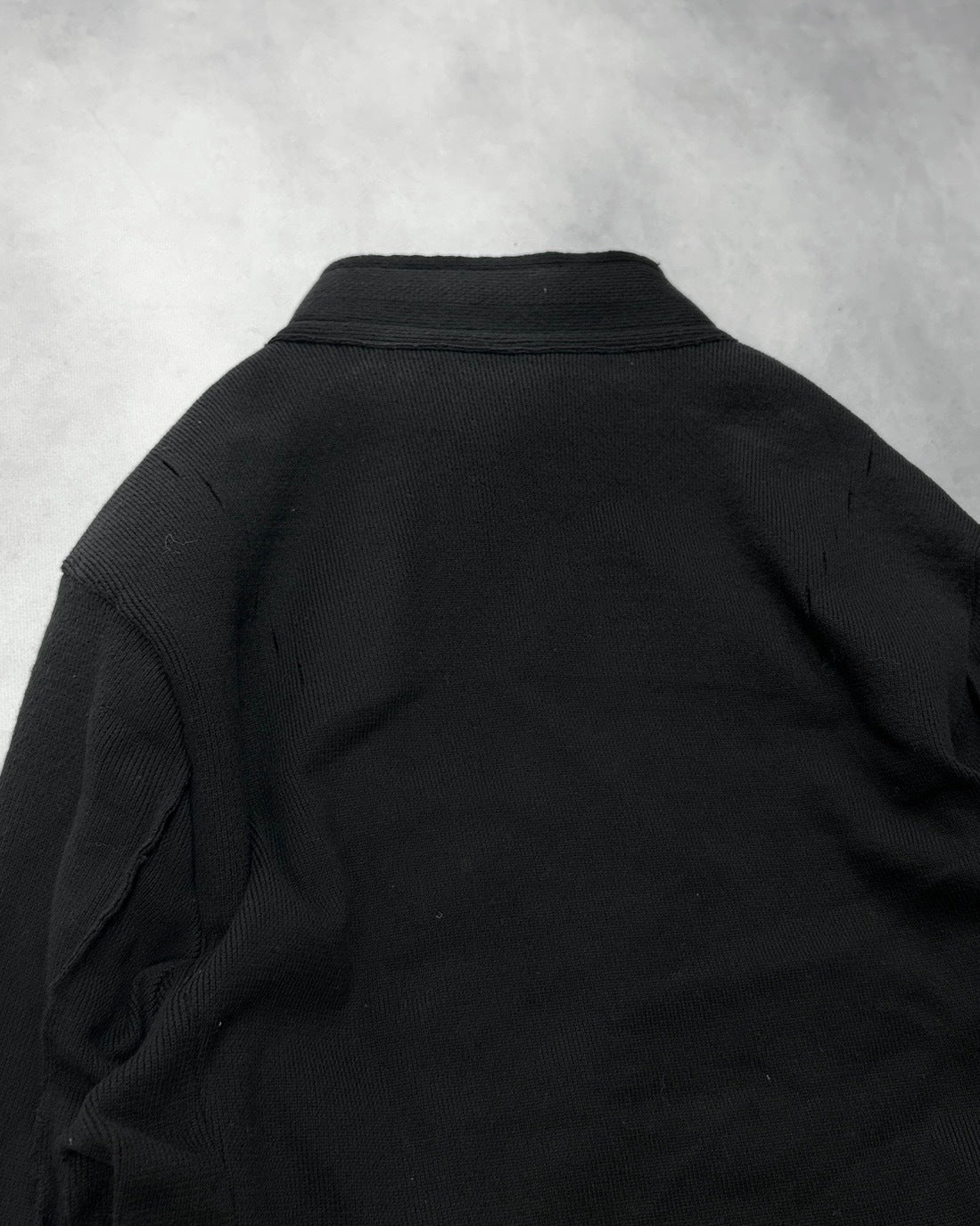 Japanese Brand Layered Wrap Knit Jacket (F/W2018) Size 2