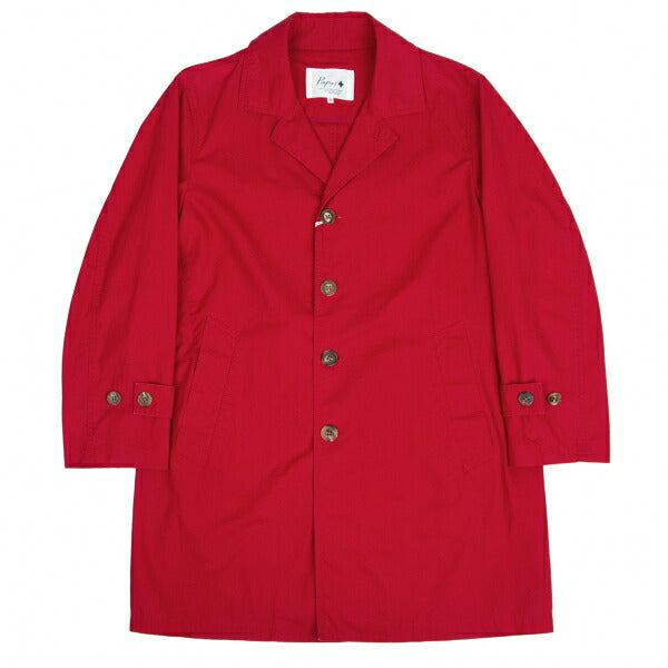 Papas Cotton Long Jacket Red Size M