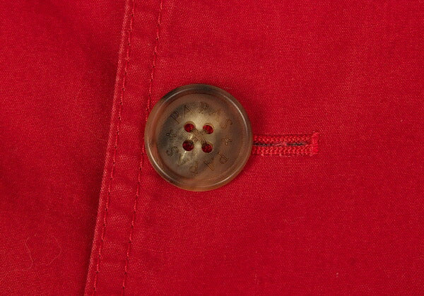 Papas Cotton Long Jacket Red Size M