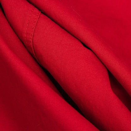 Papas Cotton Long Jacket Red Size M