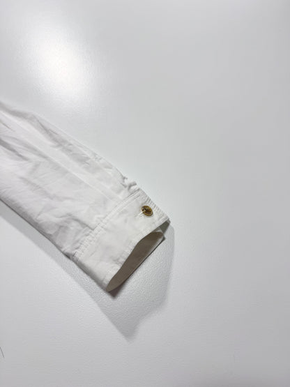 Moschino White Long Sleeve Shirt Size L