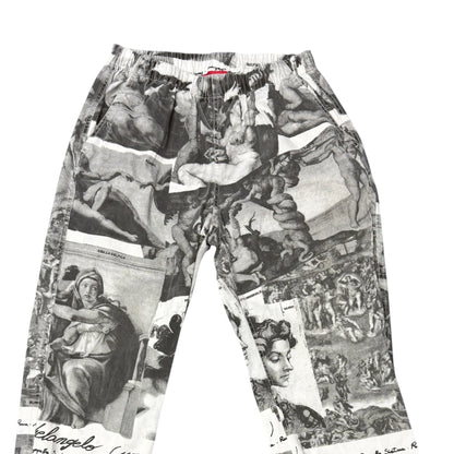 SUPREME 17AW Michelangelo All-Over Print Pant Size S